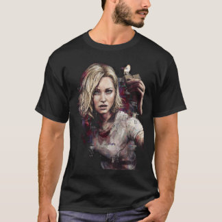 Camiseta Graça Ashcroft RE9 FBI Técnico Horror Não Combate
