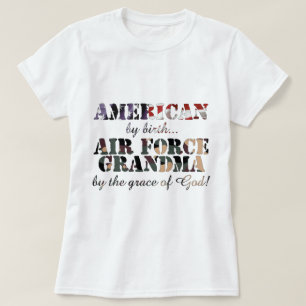 Camiseta Graça de deus da avó da força aérea