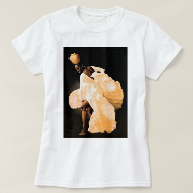 Camiseta Graça em Movimento – Dança Folclórica Africana (Frente do Design)