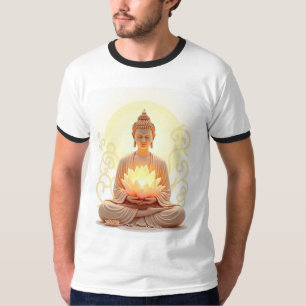 Camiseta "Graça Eterna: Buda com Lotus Sagrada"