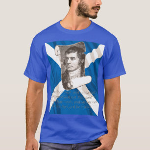 Camiseta Graça Selkirk Noite de Burns e Saltire Escocês