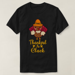 Camiseta Graças A Cluck Cute Turkey Engraçado Ação De Graça