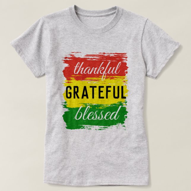 Camiseta Graças a Deus, abençoado (Frente do Design)