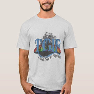 Camiseta Graças a Deus Eu Fui Perdoado TGIF