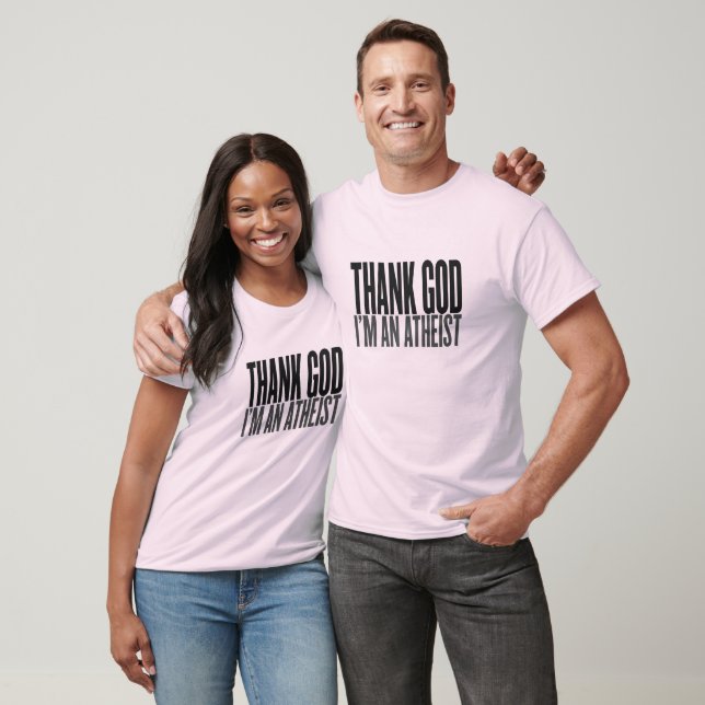 Camiseta Graças a Deus eu sou ateu (Unissex)