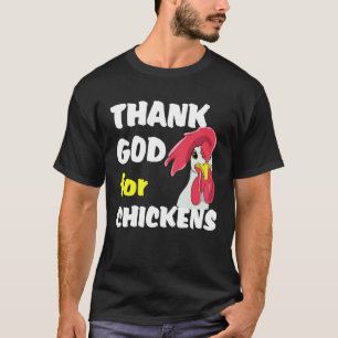 Camiseta Graças a Deus pelos Frangos Galinhas de Granja Ga
