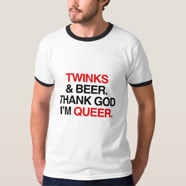 Camiseta Graças a Deus que eu sou gay (Frente)