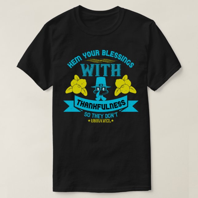 Camiseta Graças A Deus Que Lhes Dou As Vossas Bênçãos (Frente do Design)