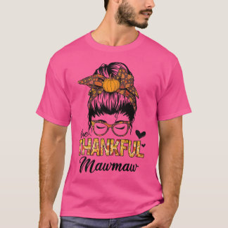 Camiseta Graças a Mawmaw Engraçado, Obrigados de outono de