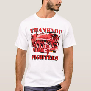 Camiseta Graças a vocês, bombeiros.