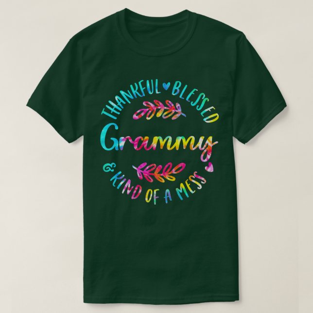 Camiseta Graças Abençoado E Meio Que Mess Grammy (Frente do Design)