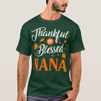 Camiseta Graças abençoado Nana Gift Ação de Graças