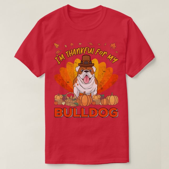 Camiseta Graças ao meu Cachorro Inglês (Frente do Design)