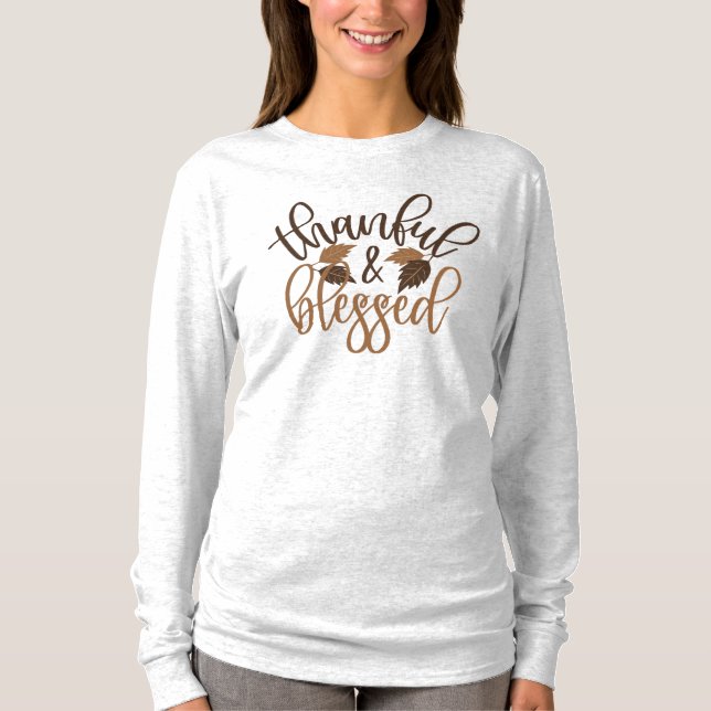 Camiseta Graças e abençoado (Frente)