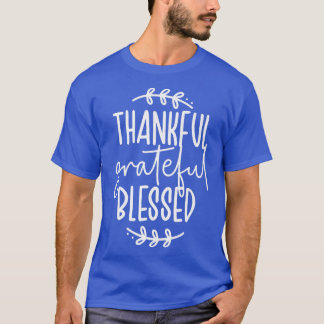Camiseta Graças Feliz Dia de Ação de Graças Abençoado
