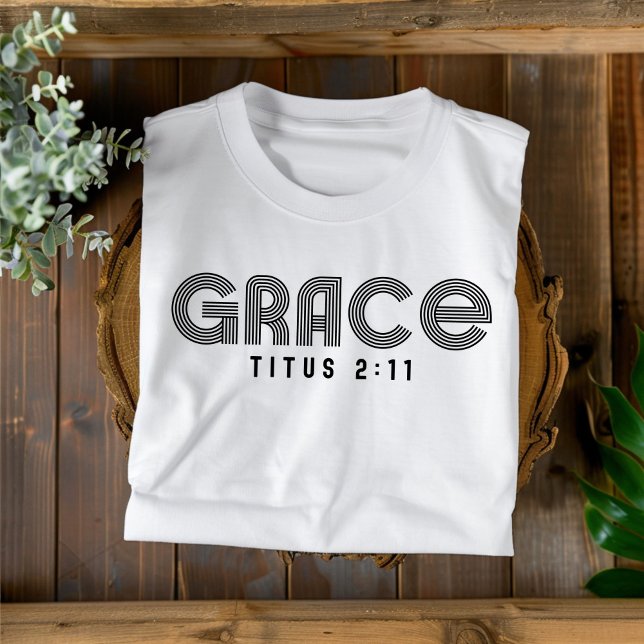 Camiseta Grace for Men and Women Christian T-Shirt (Criador carregado)