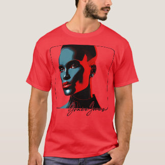 Camiseta Grace Jones 80s Estilo Design estético