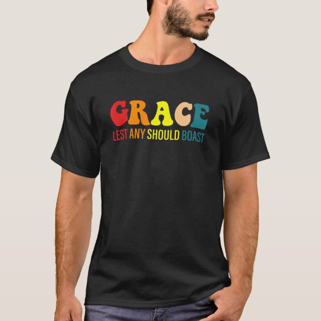 Camiseta Grace Menos Qualquer Um Que Deve Boiar (Frente)