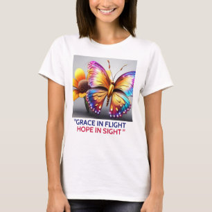 Camiseta Grace no voo, esperança à vista