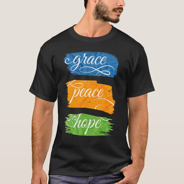 Camiseta Grace Peace Hope (Frente)