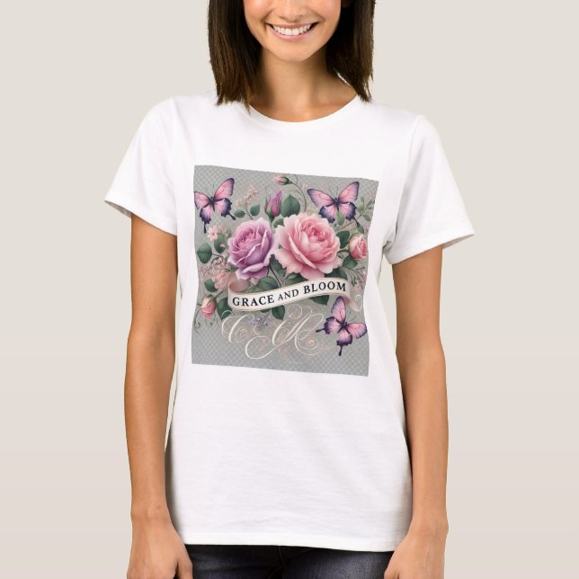 Camiseta Graceful Bloom (Frente)