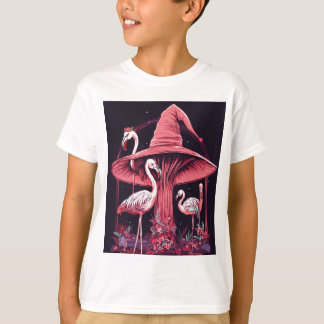 Camiseta Graceful Flamingo Family Tee