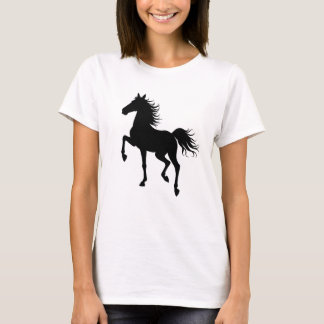 Camiseta Graceful Horse Silhouette in Motion