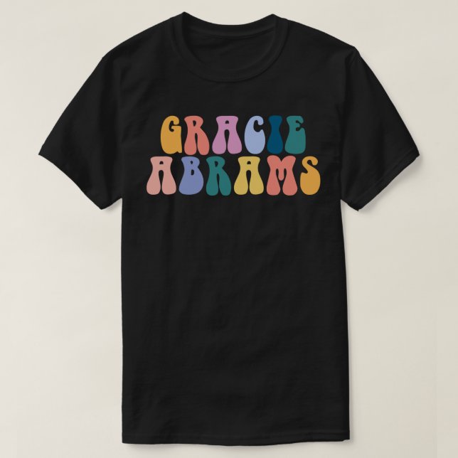 Camiseta Gracie Abrams Vibes  Sticker (Frente do Design)