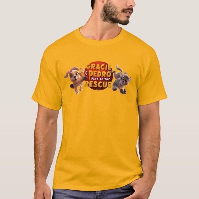 Camiseta Gracie & Pedro Adventure Await (Frente)