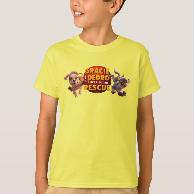 Camiseta Gracie & Pedro Adventure Await (Frente)