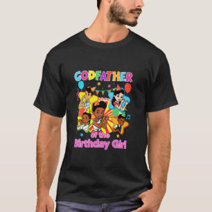 Camiseta Gracie's Corner Goddad do Aniversário Rapariga Dol