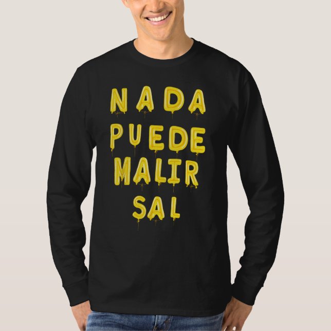 Camiseta Graciosa Para Latinos Hispanos in Spanish (Frente)