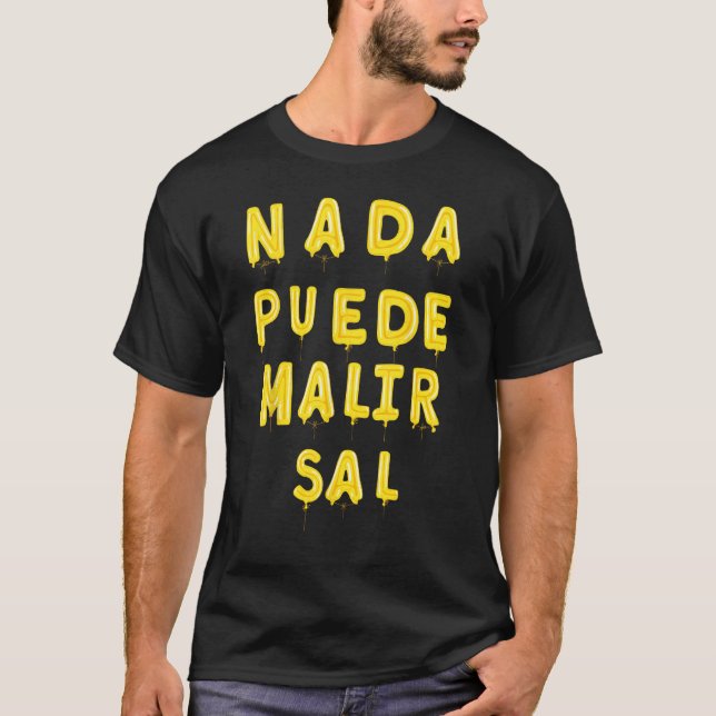 Camiseta Graciosa Para Latinos Hispanos in Spanish (Frente)