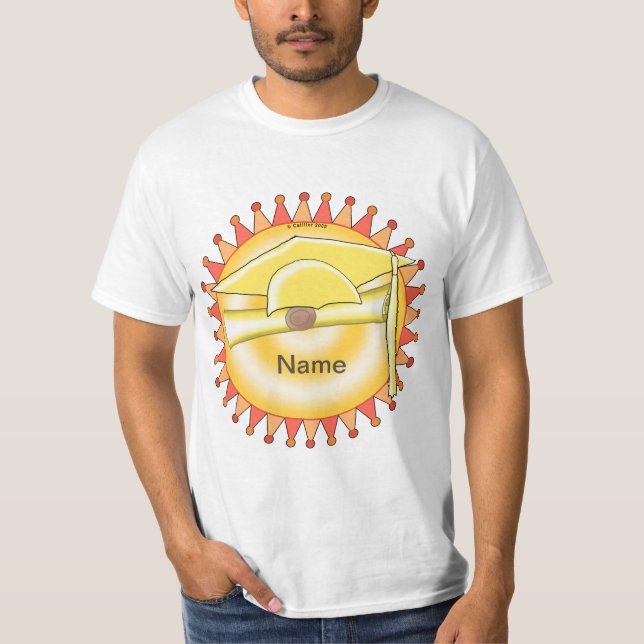 Camiseta Grad Cap Pennant (Frente)