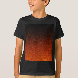 Camiseta Gradação da Brilhante Laranja e Preta
