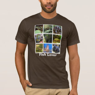 Camiseta Grade de Amante de Peixes