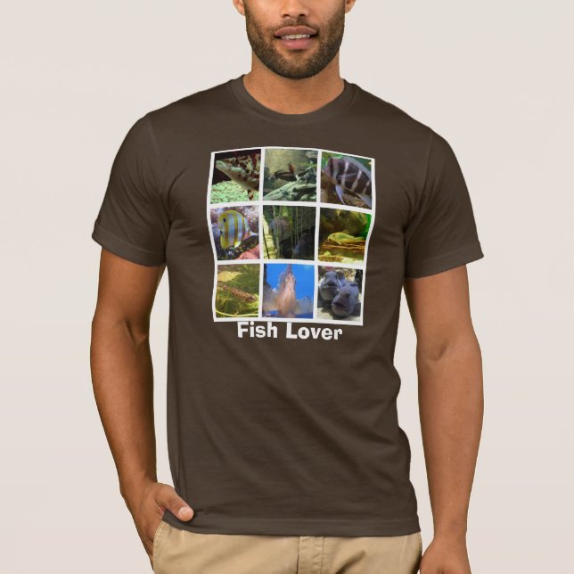 Camiseta Grade de Amante de Peixes (Frente)