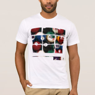 Camiseta Grade de Close_Ups dos bilhar - t-shirt