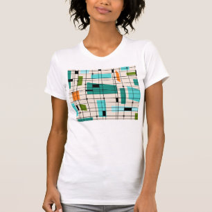Camiseta Grade retro e t-shirt de Starbursts