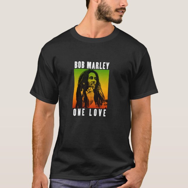 Camiseta Gradiente de Amor do Oficial Bob Marley One (Frente)