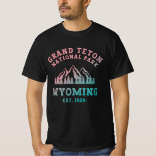 Camiseta Gradiente Grand Teton National Park Wyoming EUA