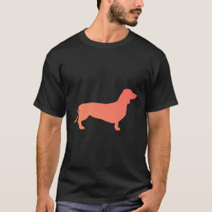 Camiseta Gradiente Laranja Dachshund
