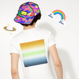 Camiseta Gradiente Orgulho AroAce Agênero