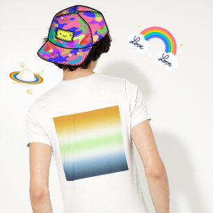 Camiseta Gradiente Orgulho AroAce Agênero