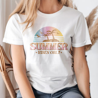 Camiseta Gradiente Retrosolar "Apenas Víblias de Verão"