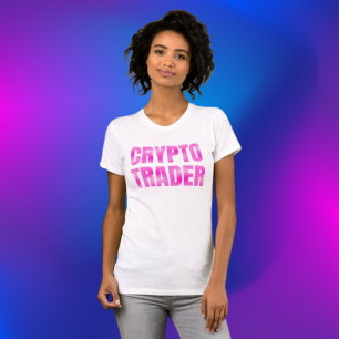 Camiseta Gradiente Rosa-Leve do Cripto Trader
