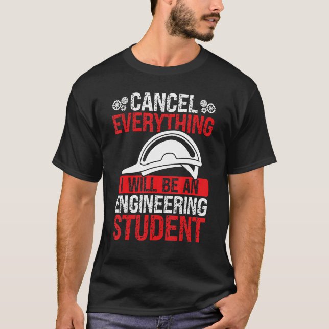 Camiseta Gradu da Faculdade de Engenharia Funny Engineering (Frente)