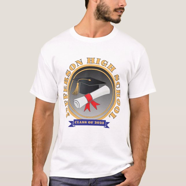 CAMISETA " GRADUAÇÃO 2025 " (Frente)