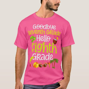 Camiseta Graduação 7 Graduação Goodbye 7 Grade Hello 8th G
