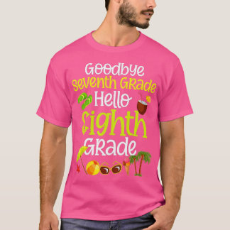 Camiseta Graduação 7 Graduação Goodbye 7 Grade Hello 8th G